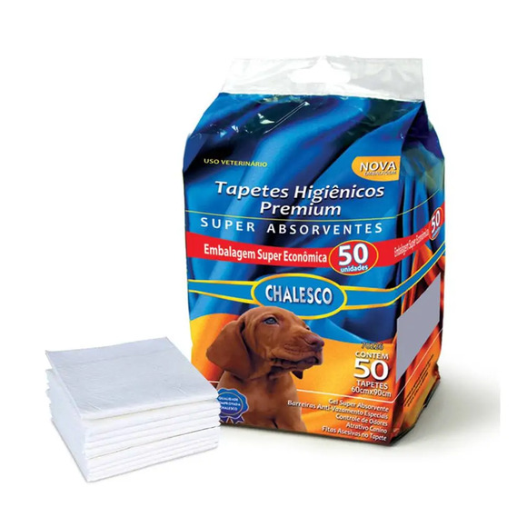 Tapete Higiênico Premium Chalesco 50 unidades