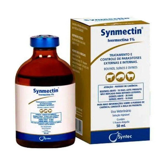 Synmectin 50mL  Invermectina 1% Syntec 50 ml