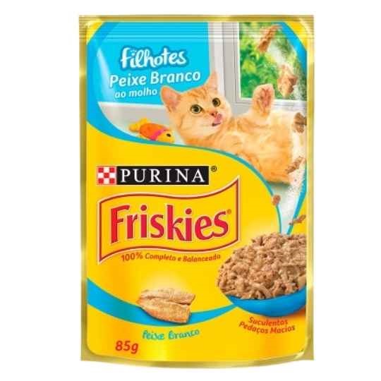 Friskies Sache Filhote Peixe Branco ao Molho 85 g