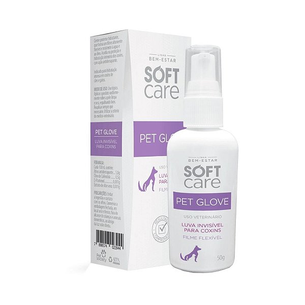 Loção Hidratante para Coxins Pet Glove Soft Care 50 g