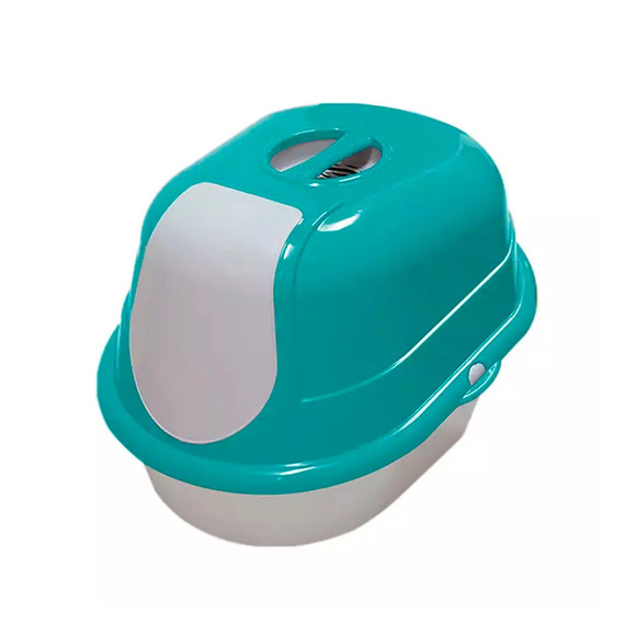 Banheiro Cat Toalete Furacão Pet Verde Único