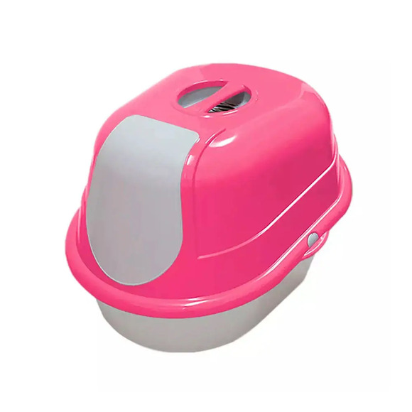 Banheiro Cat Toalete Furacão Pet Rosa Único