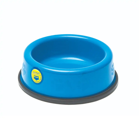 Comedouro e Bebedouro Pesado para Filhotes Tudo Pet Azul 300 ml