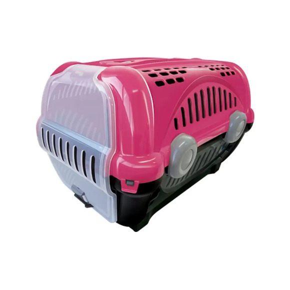 Caixa de Transporte Luxo Furacão Pet Rosa N° 01