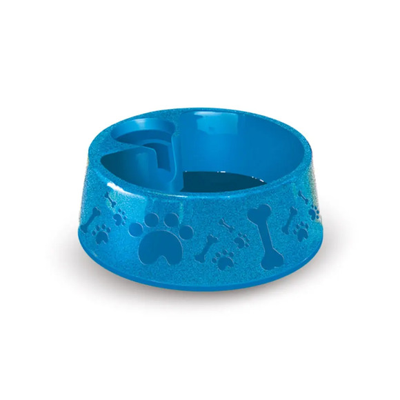 Bebedouro Plástico Paris Furacão Pet Azul 700 ml