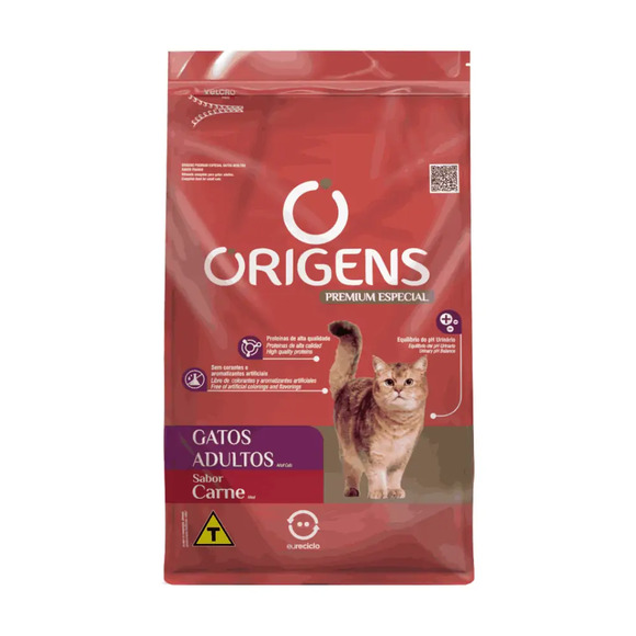 Origens Gatos Adultos Carne 10,1kg