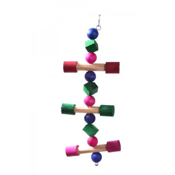 Brinquedo Escada Halteres Para Aves Still Pet Único