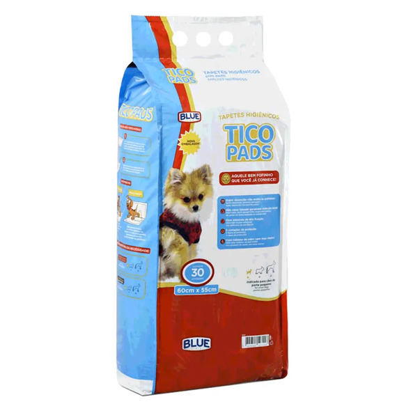 Tapete Higiênico Tico Pads Filhotes Expet 30 unidades