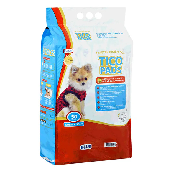 Tapete Higiênico Tico Pads Filhotes Expet 50 unidades