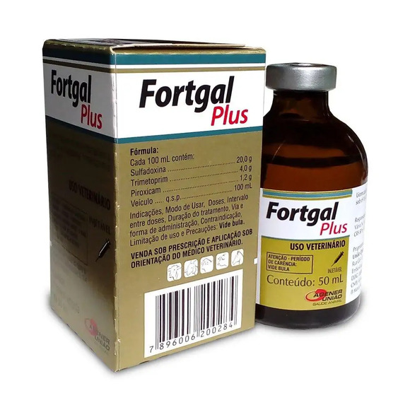 Fortgal Plus Injetável 50Ml Único