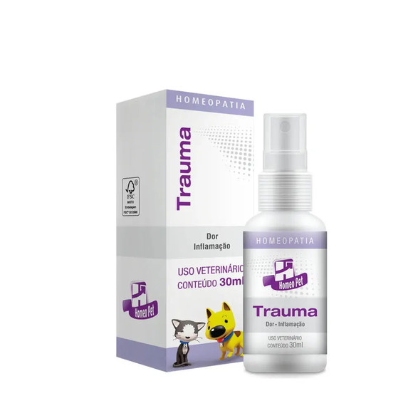 Sistema de Terapia Trauma Dor e Inflamação Homeo Pet 30 ml 30 ml