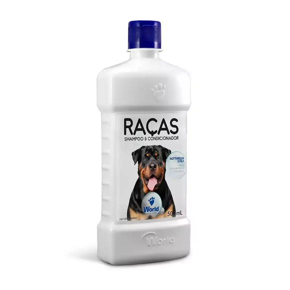 Shampoo e Condicionador World Raças Rottweiler/Fila 500 ml