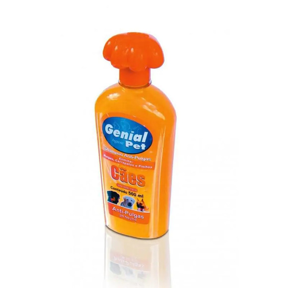 Shampoo Antipulgas Genial Pet 500 ml