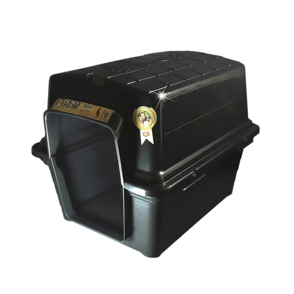 Casa Plástica Furacão Pet Preta N° 01