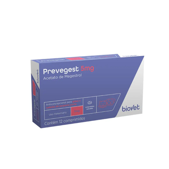 Prevegest 5 mg Biovet 12 comprimidos