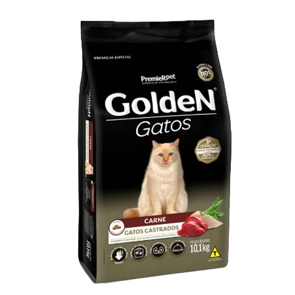 Golden Gatos Castrados Carne 10,1kg