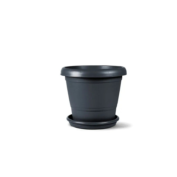Vaso Plástico Terracota Nutriplan Preto Nº 3