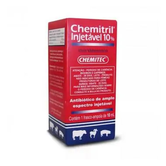 Chemitril 10% Injetável 10 ml