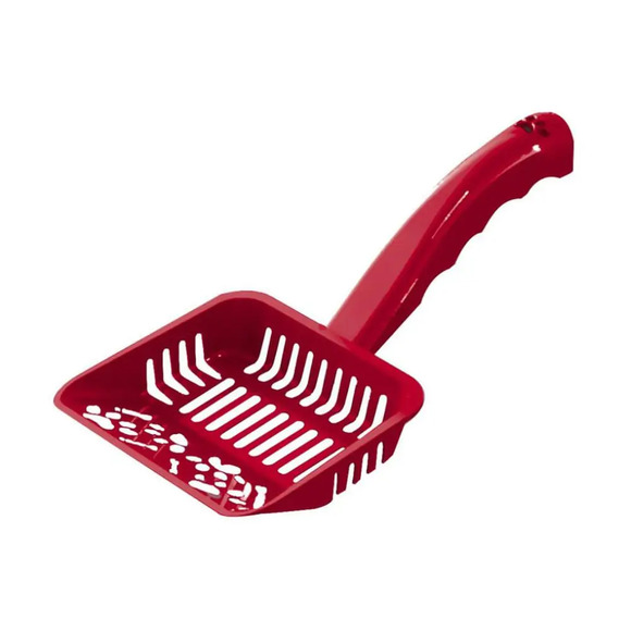 Pá Higiênica Vermelha Furacão Pet Único