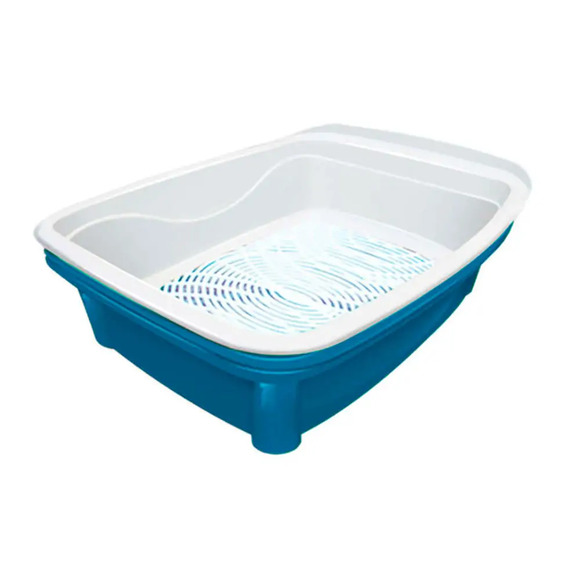 Banheira para Gato Classic Plus Furacão Pet Azul Único