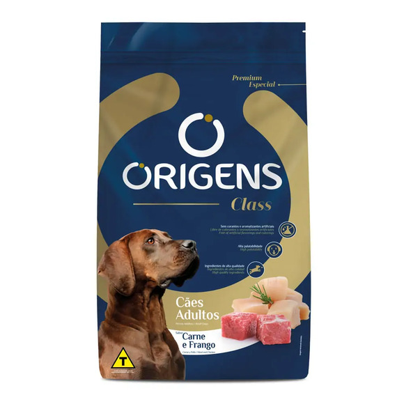 Origens Class Cães Adultos Carne e Frango 20 kg