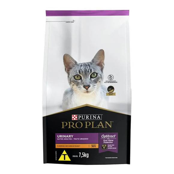 Pro Plan Gatos Adultos Trato Urinário Frango 7,5 kg