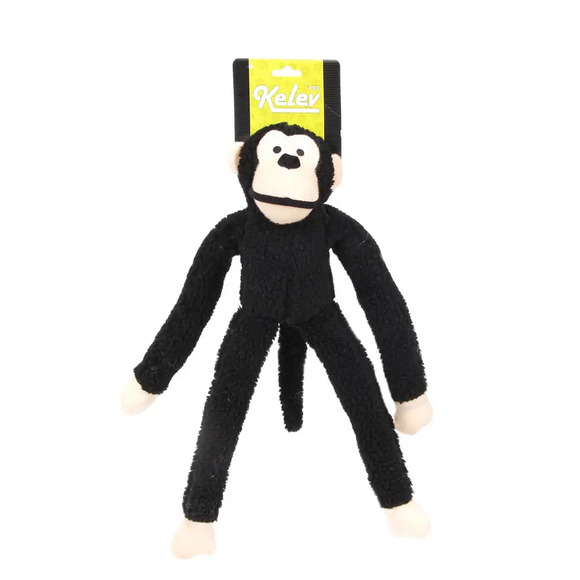 Brinquedo Pelúcia Macaco Kelev Preto G