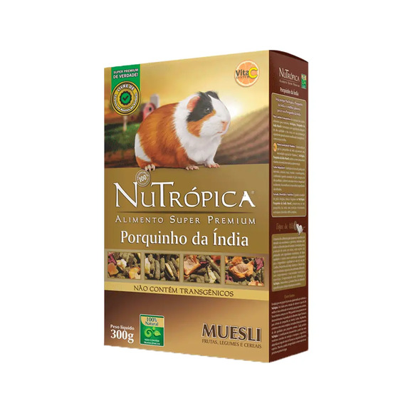 Ração Nutrópica Porquinho da Índia Muesli 300 g