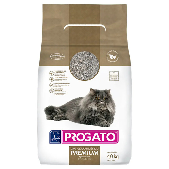 Granulado Higiênico Aglomerado ProGato Premium 4kg