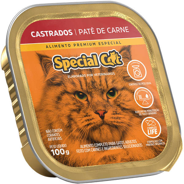 Special Cat Pate Castradorado Carne 100 g