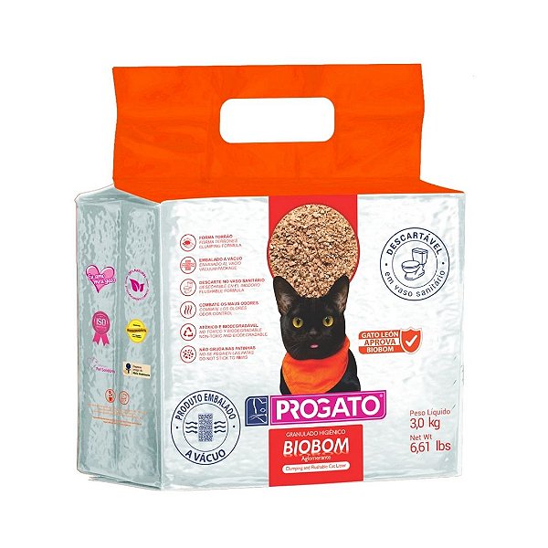 Granulado Higiênico ProGato Biobom 3 kg