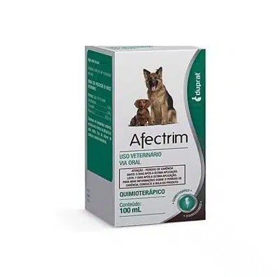 Afectrim Antibiótico para Infecções em Cães e Gatos Duprat 100 ml