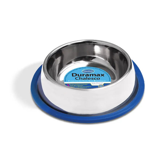 Comedouro Inox Duramax com Silicone Chalesco 470ml