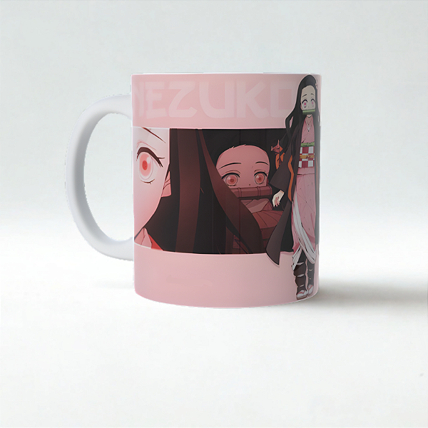 Caneca Porcelana Nezuko Anime Demon Slayer