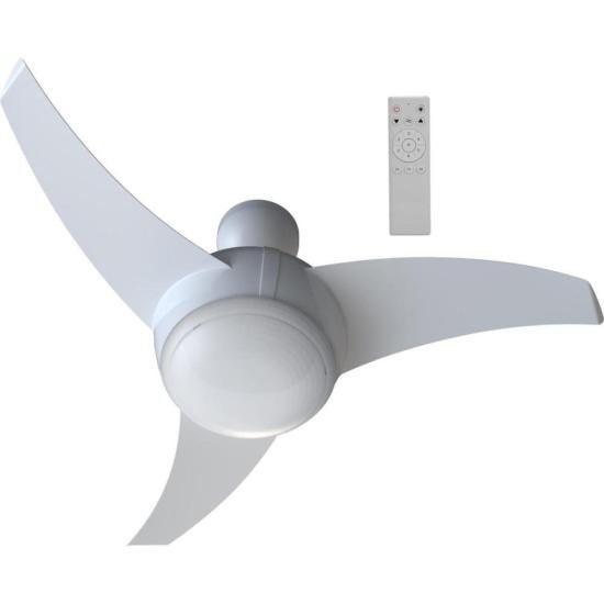 Ventilador de Teto Ventisol Vortice 3 Pás Branco Bivolt