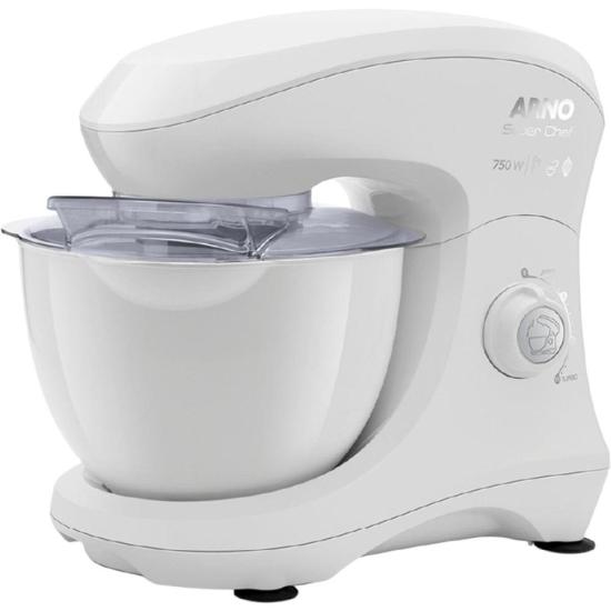 Batedeira Planetária Arno Super Chef KM00 750w Branca 220V