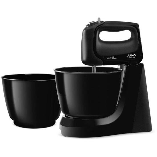 Batedeira Arno Mini Chef HM11 400W Preta 220v