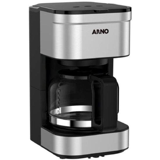 Cafeteira Elétrica Arno Preferita Inox 750ml Jarra de Vidro 127V