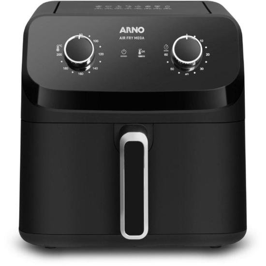 Fritadeira Sem Óleo Air Fryer Arno Mega AFM7 7,5L Preta 220V