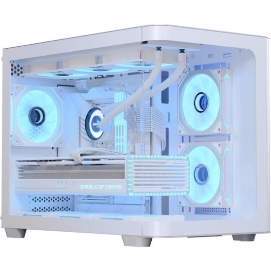 Gabinete Gamer Aerocool ATX P300C Branco Lateral Vidro