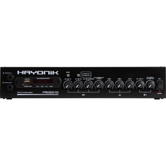 Amplificador Hayonik PRO2010 200W RMS Com Gongo
