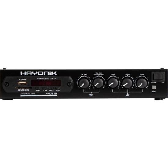 Amplificador Hayonik PRO510 50W RMS Com Gongo