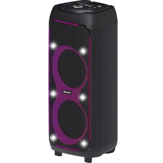 Caixa de Som Sumay CAP49 Energy Box 1600w Bluetooth Preta