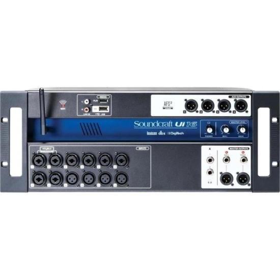 Mesa de Som Soundcraft Digital UI16 16 Canais Preta