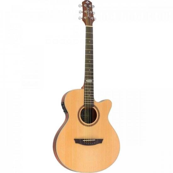 Violão Eletroacústico Strinberg Sf200c Aço Natural Satin