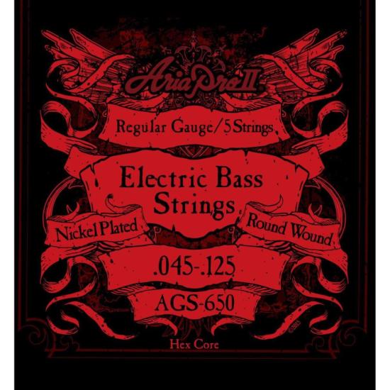 Encordoamento Para Baixo 5 Cordas Escala .045 Aria Pro II