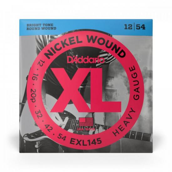 Encordoamento Guitarra .012-.044 XL Nickel EXL145 D'Addario