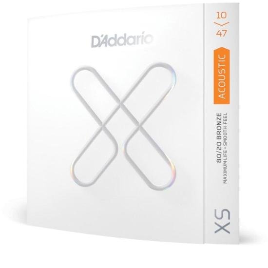 Encordoamento Violão Aço Rev. 010-.047 D'Addario XS Bronze