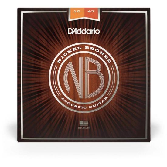 Encordoamento Violão Aço .010-.047 Nickel Bronze D Addario