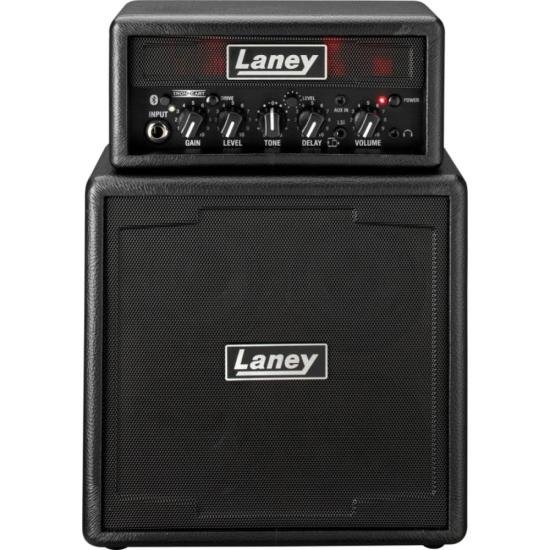 Mini Amplificador de Guitarra Laney Ministack-B-Iron Preto